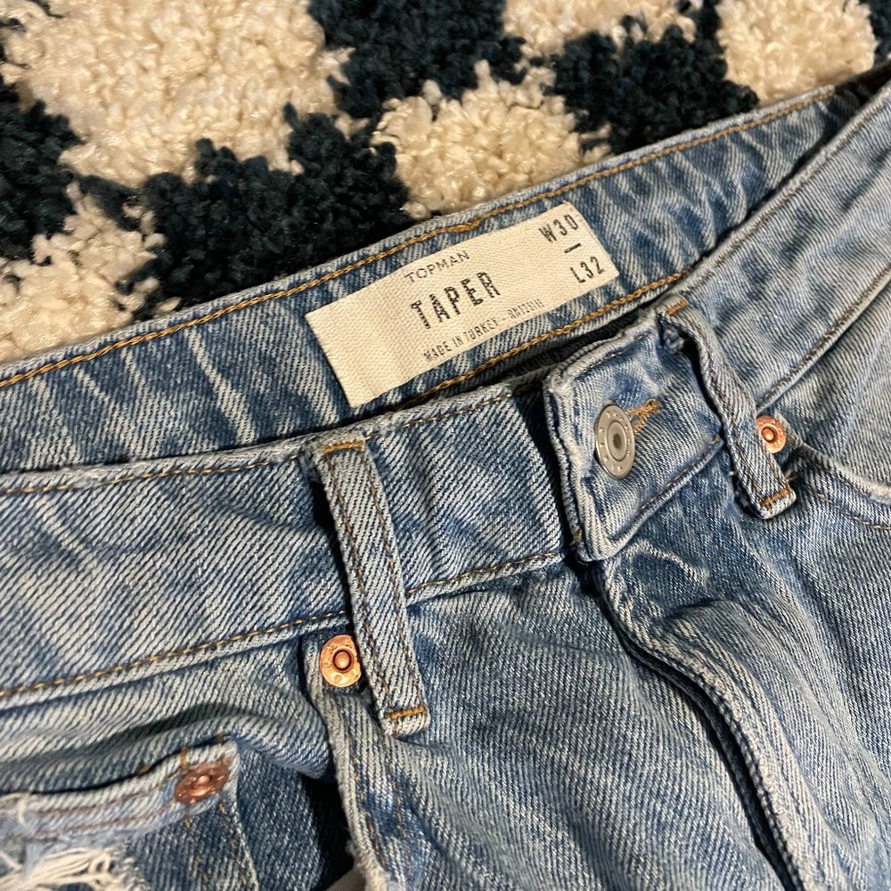 Topman Light Wash Denim